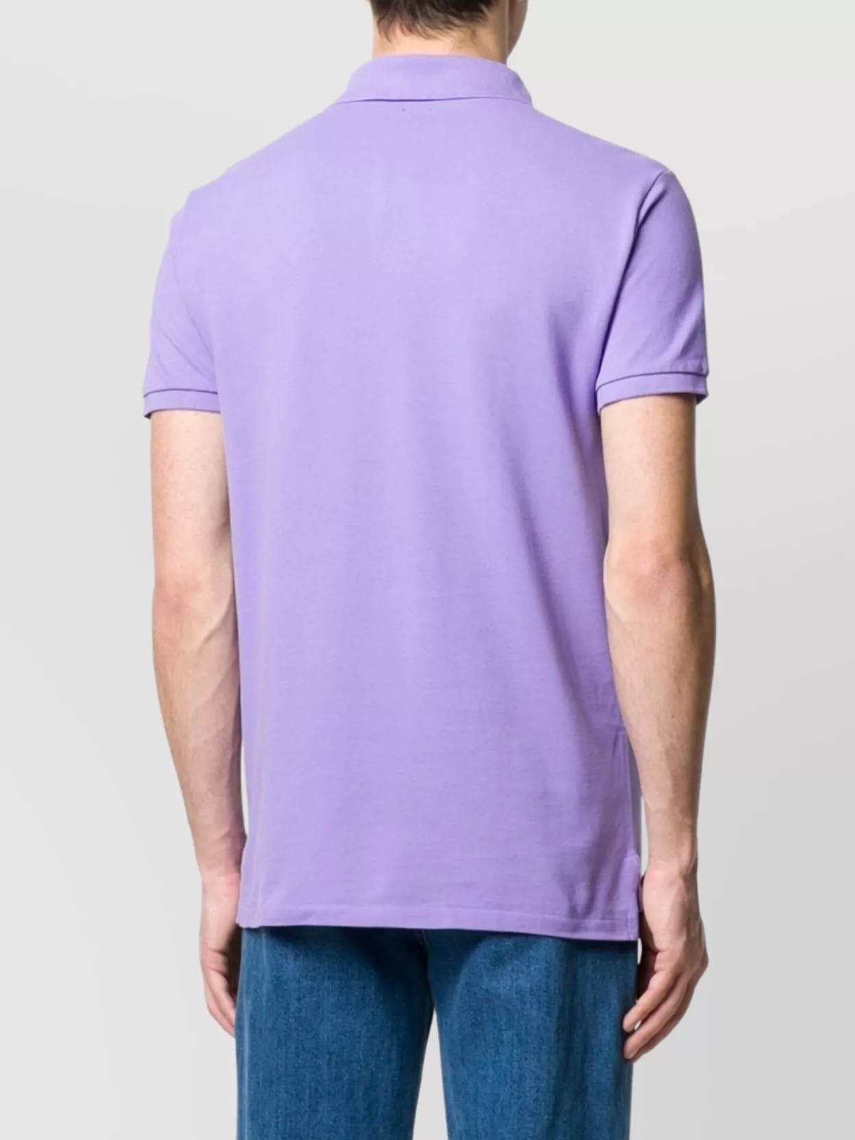 Ralph Lauren Logo Knit Polo Collar Short Sleeves