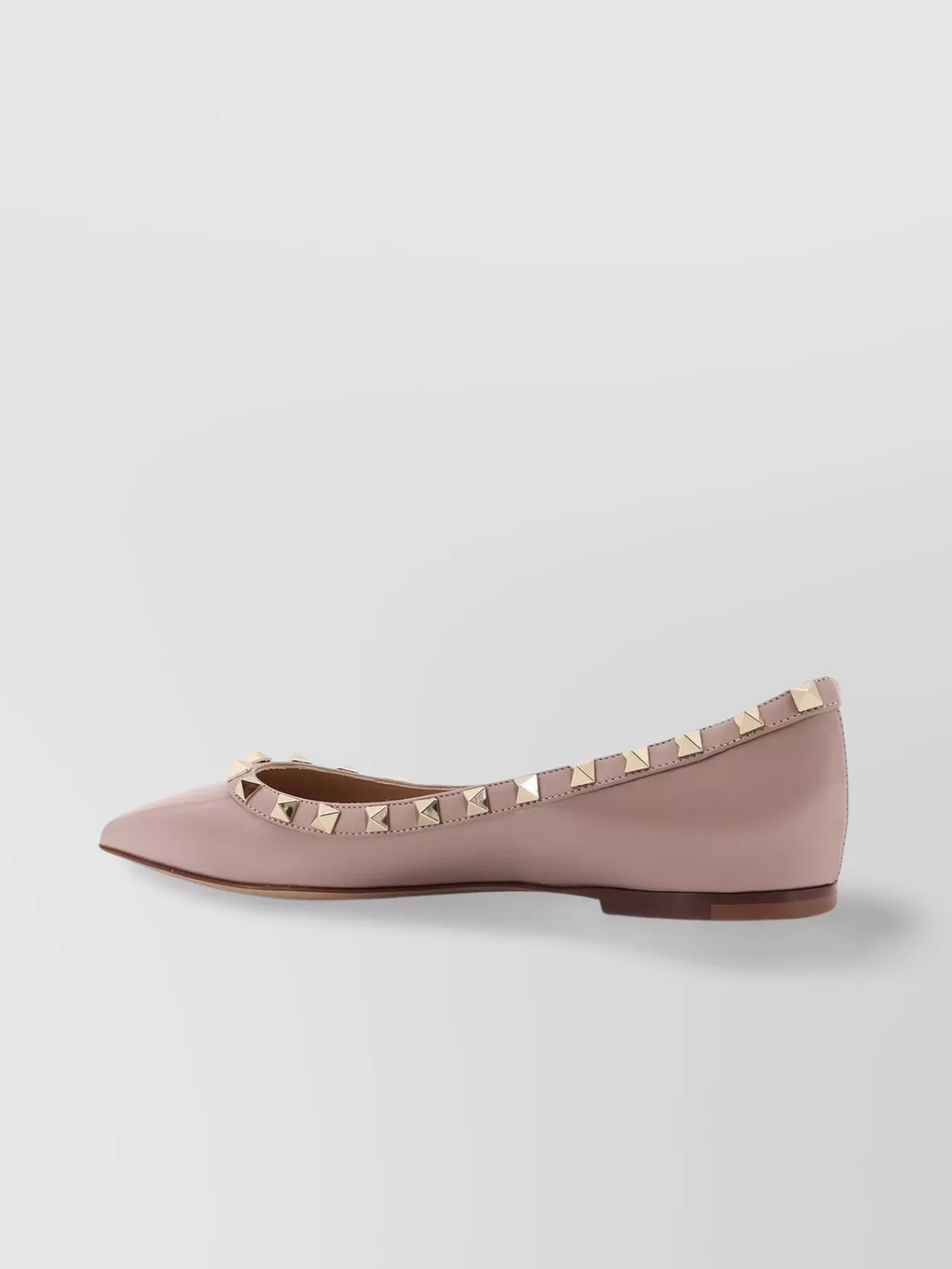 Valentino Garavani Pointed Toe Studded Ballerinas