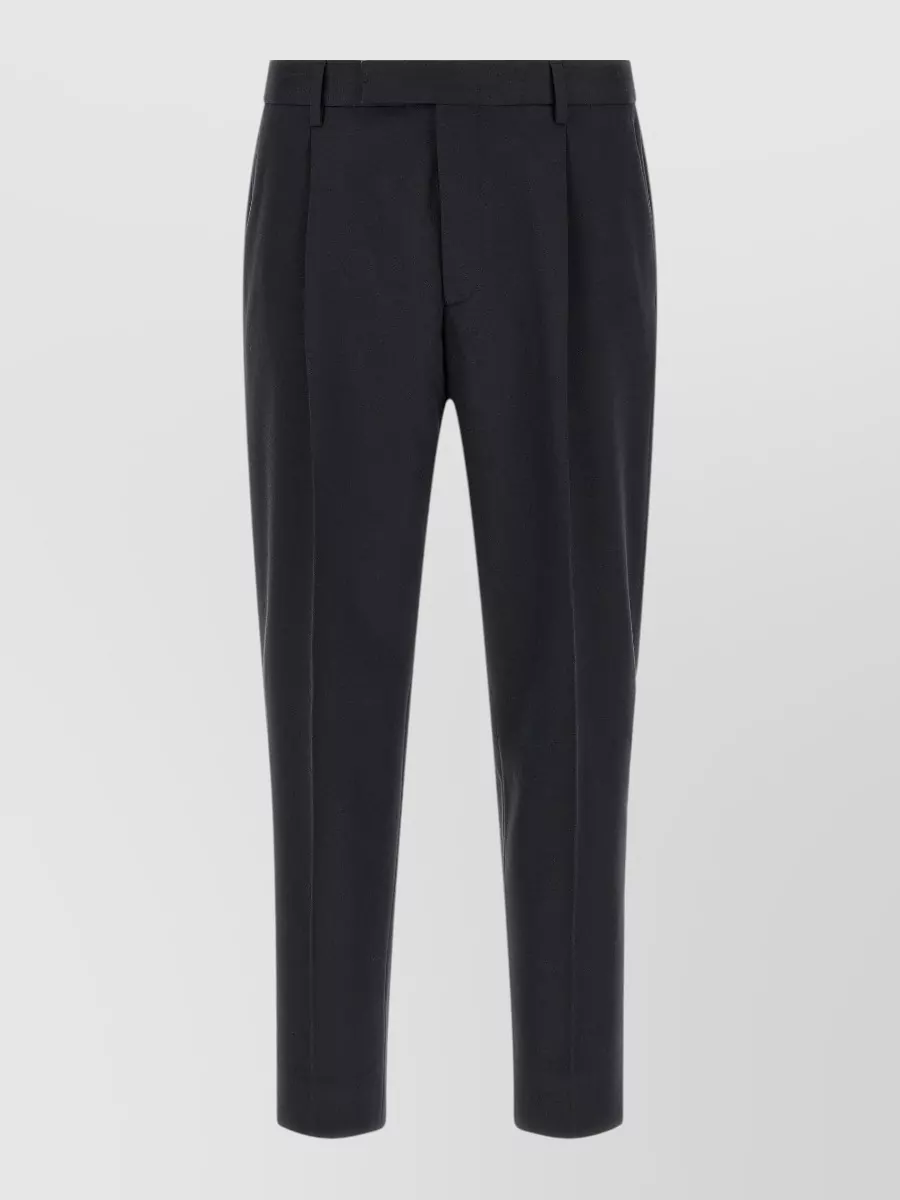 Zegna cotton tapered trousers