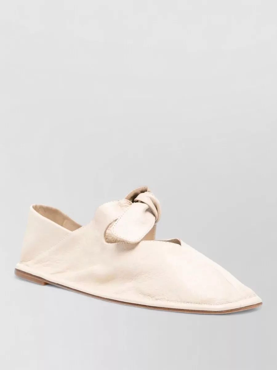Hereu Leather Ballerina Shoes