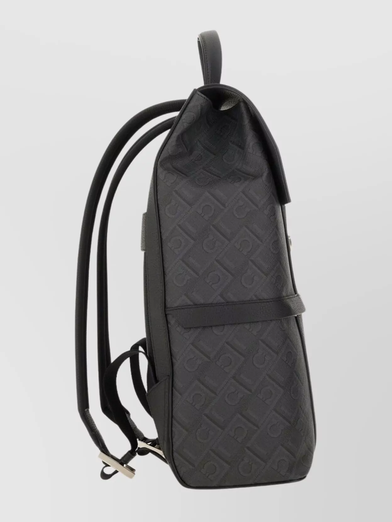 Ferragamo Versatile Backpack With Metal Buckle Detail