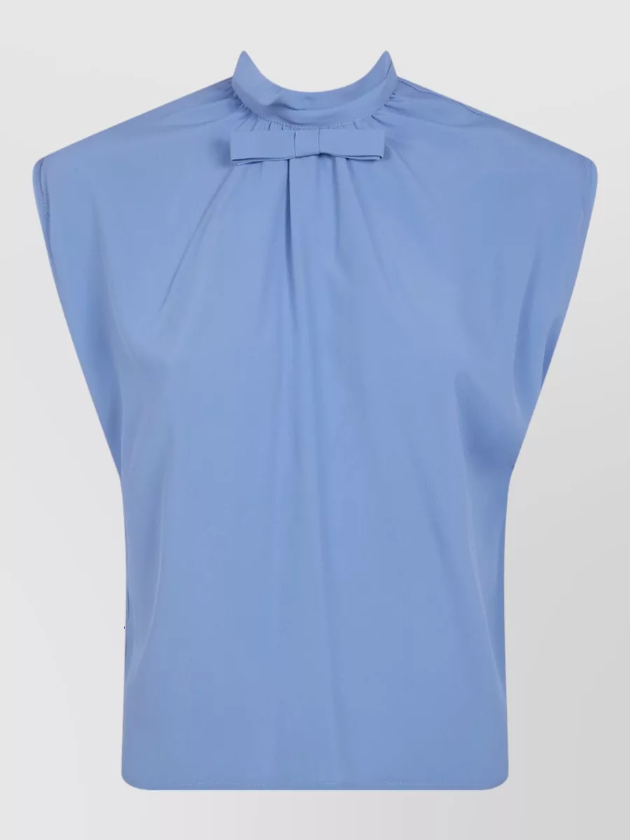 DrHope silk-blend bow blouse