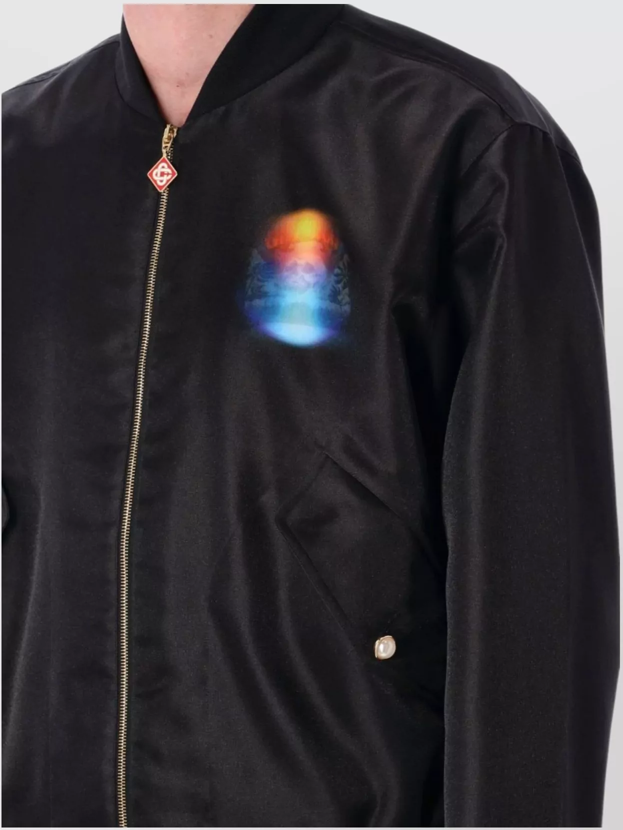Casablanca The Graphic Organza Bomber Jacket