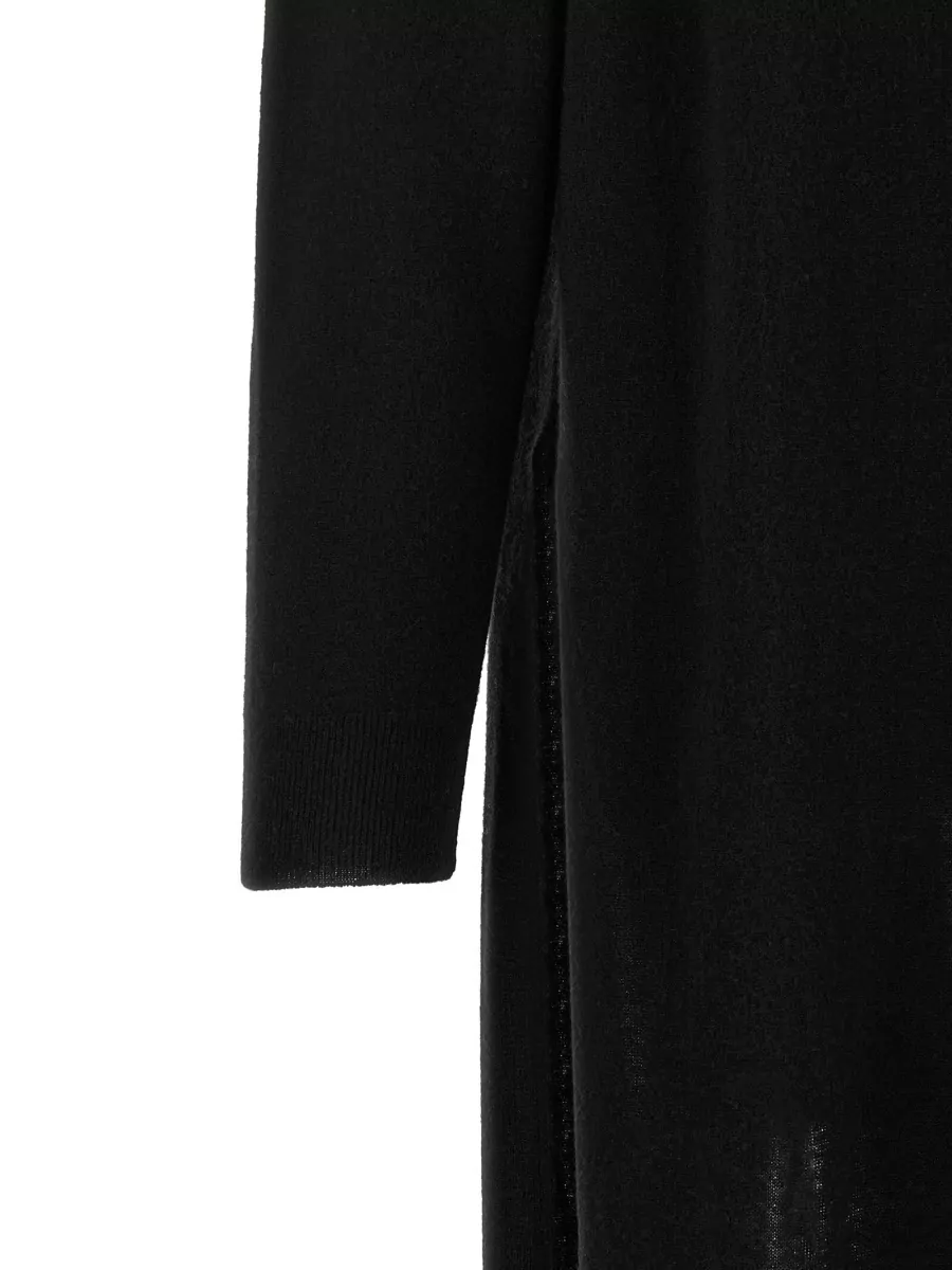 Darkpark Cashmere Merino Wool Knotted Maxi Sweater Dress
