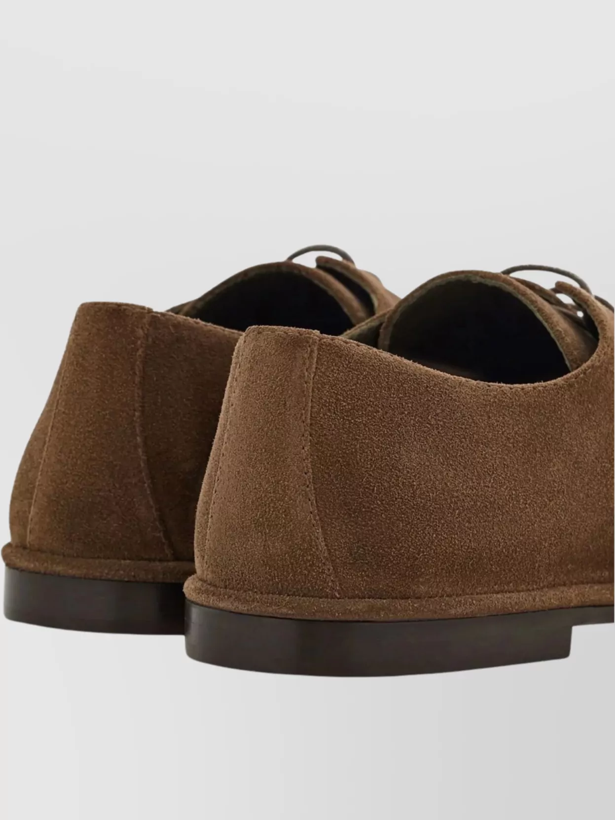 Ferragamo Suede Lace-Up Derby Shoes