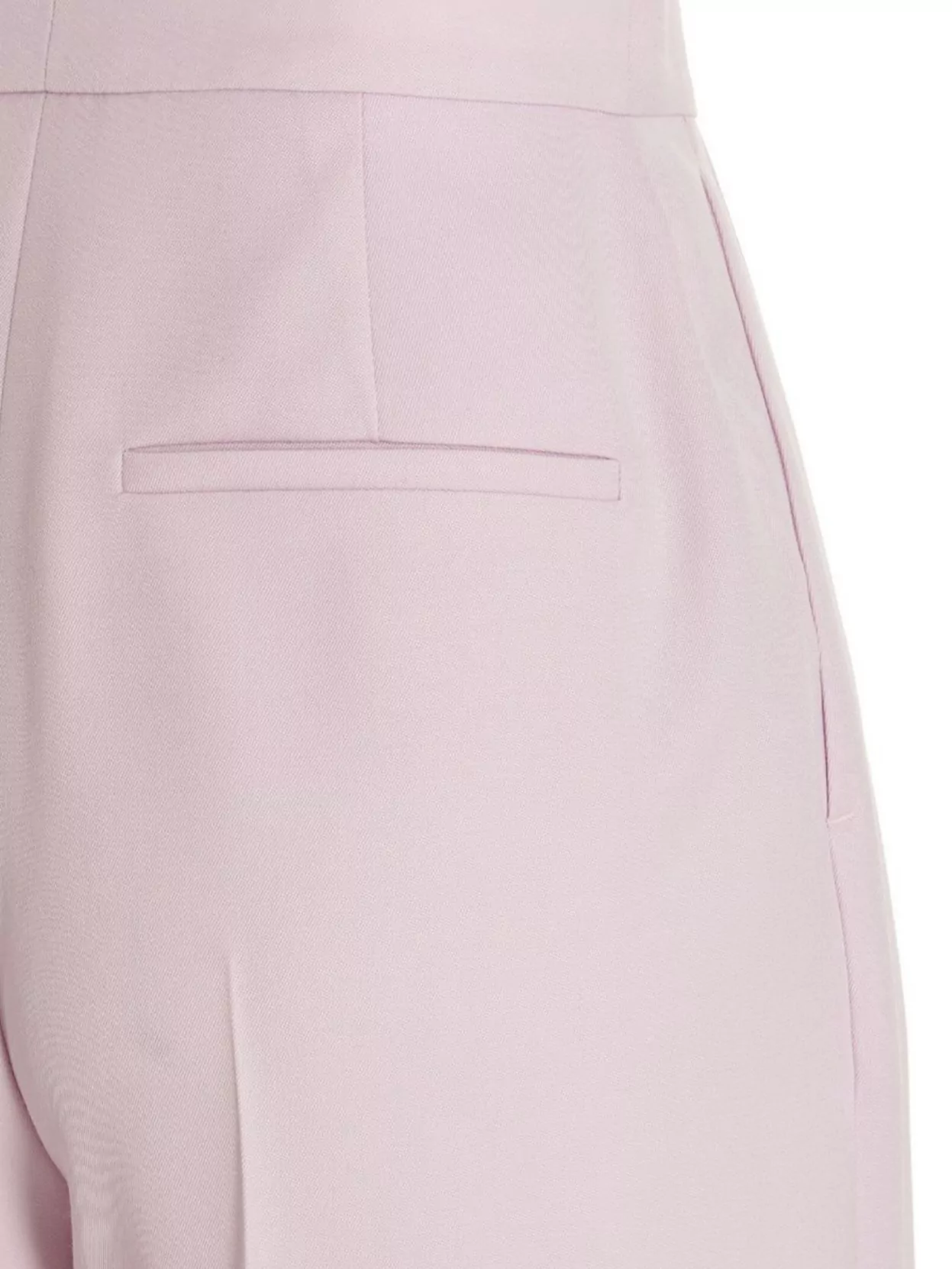 Mc Queen High Waist Trousers Featuring Pleated Front
