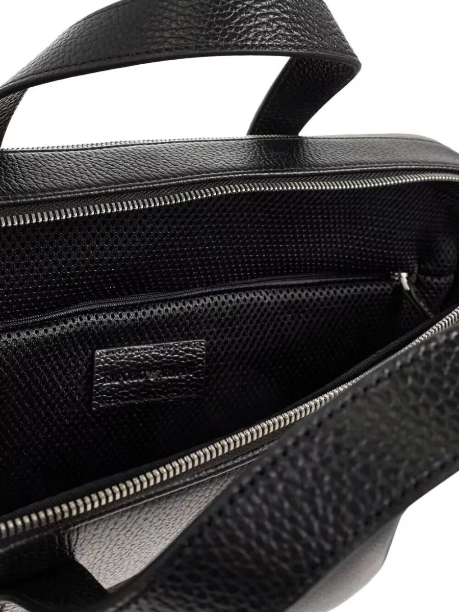 Emporio Armani Leather Duffel Bag