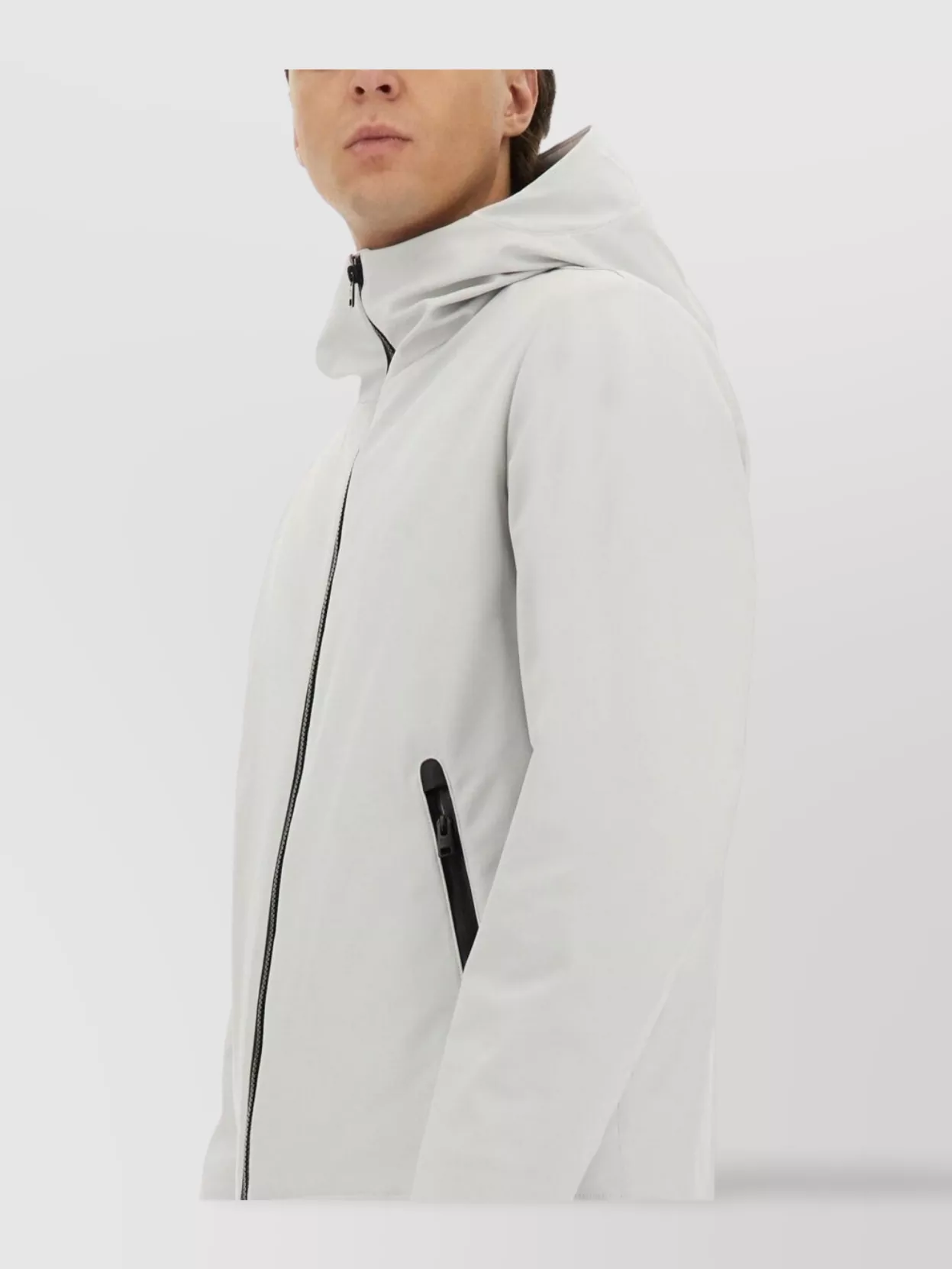 Woolrich Hooded Jacket With Long Sleeves And Pockets