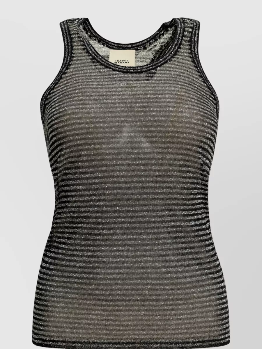 Isabel Marant Metallic Tank Top Bodysuit