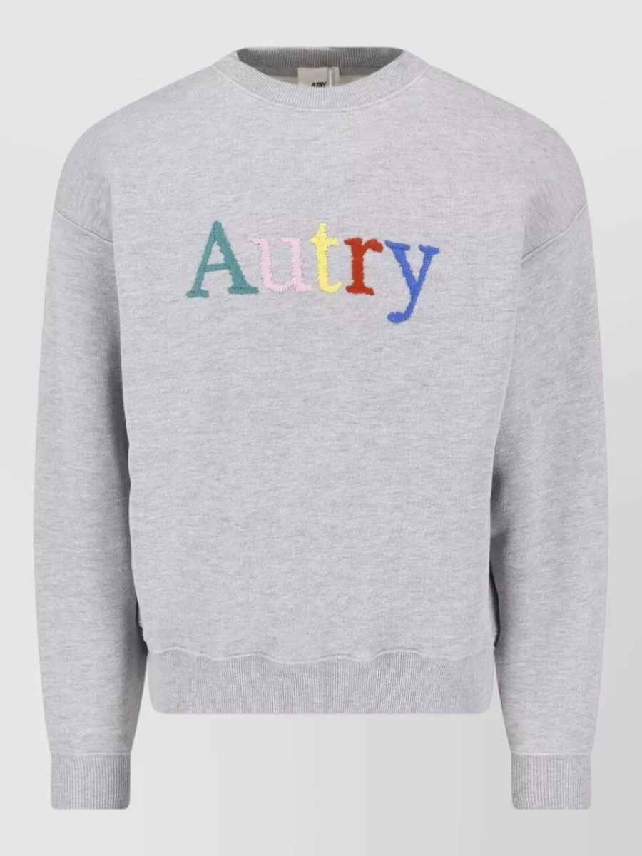 Autry logo-embroidery sweatshirt