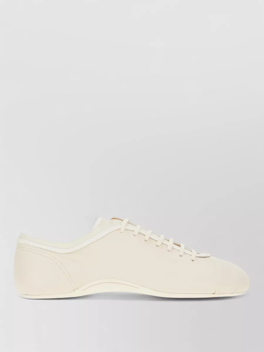 Dries Van Noten Leather Lace-Up Sneakers