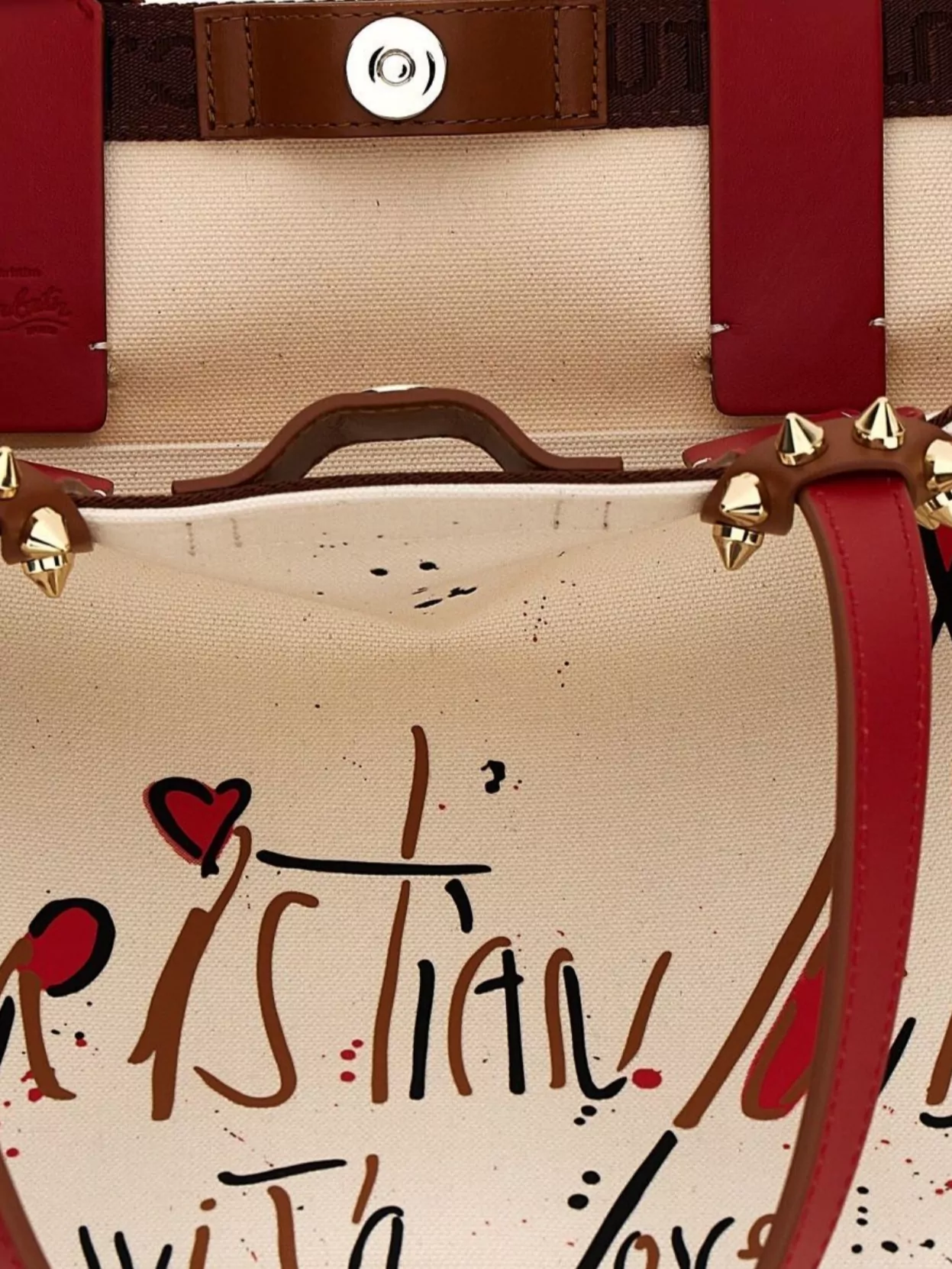 Christian Louboutin Small 'Cabata' Tote Bag