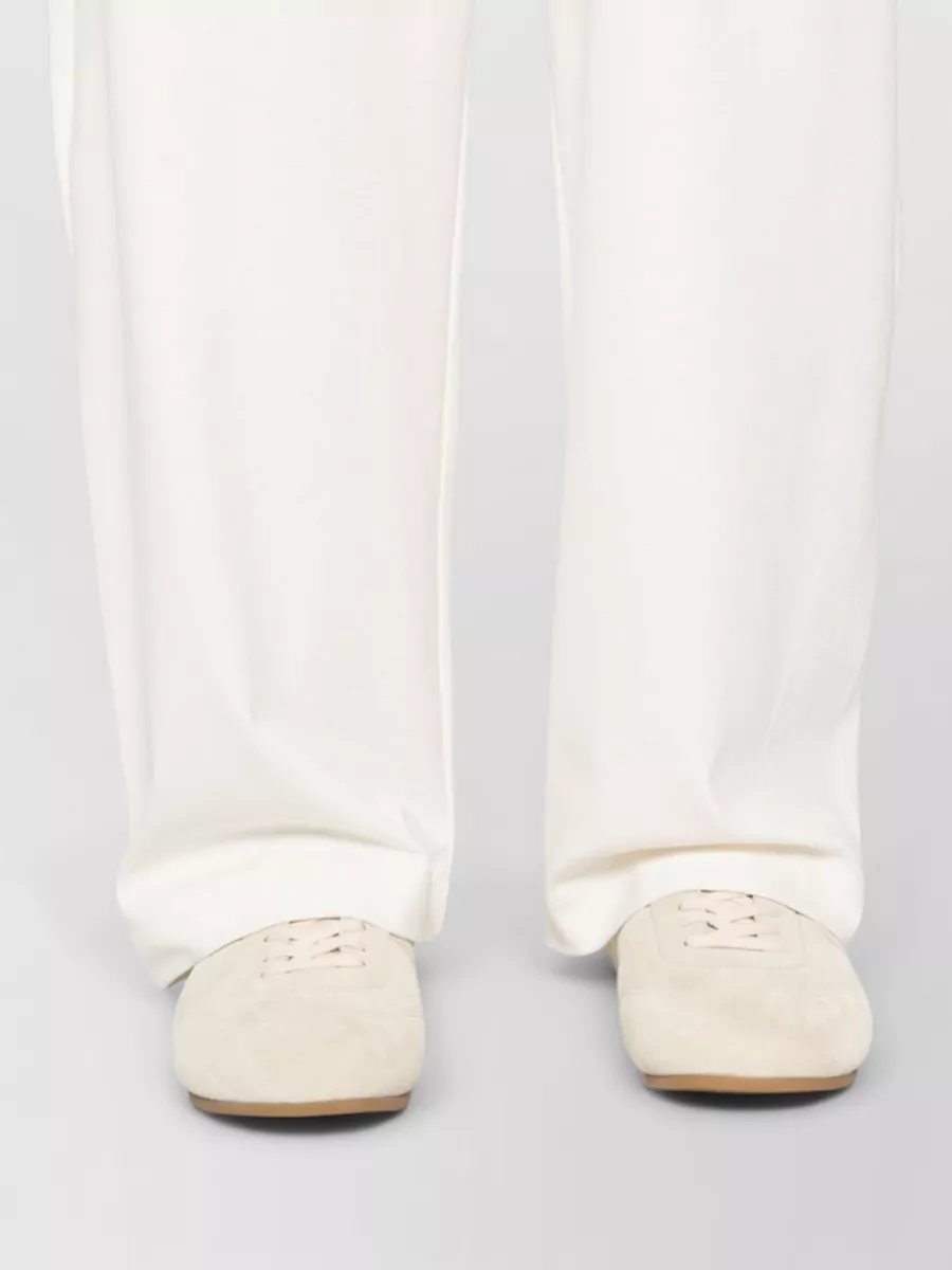 Emporio Armani Straight Cut Trousers Side Pockets Wide