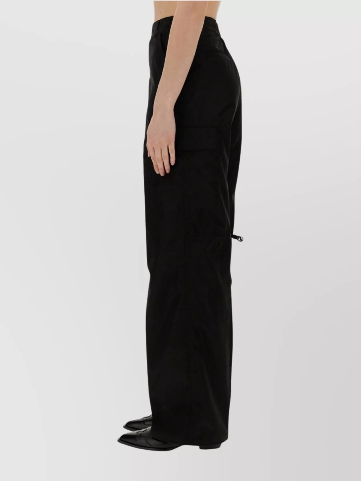 Our Legacy Alloy Wide Leg Trousers With Side Pockets