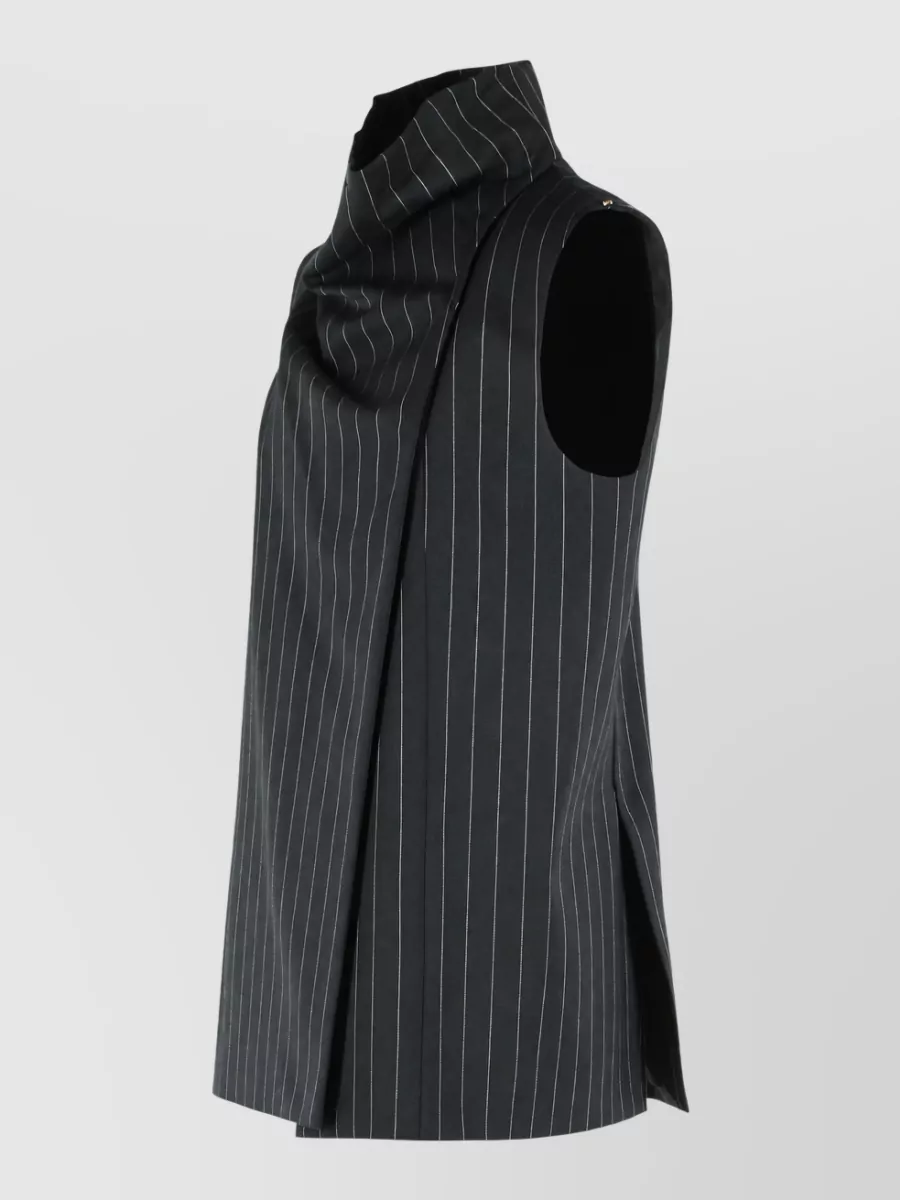 Sportmax Sleeveless Wool Suit Jacket