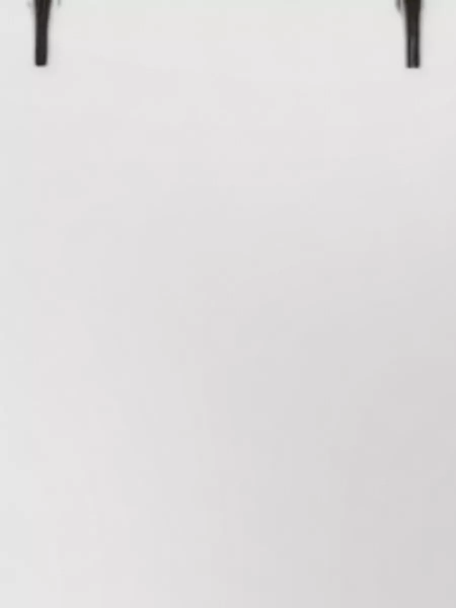 Blumarine Fitted Midi Skirt Keyhole Detail