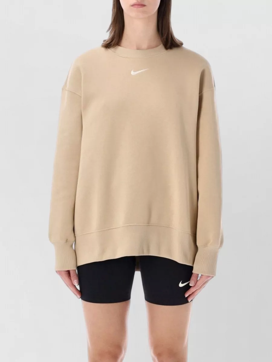 Nike oversized fleece crewneck sweatshirt