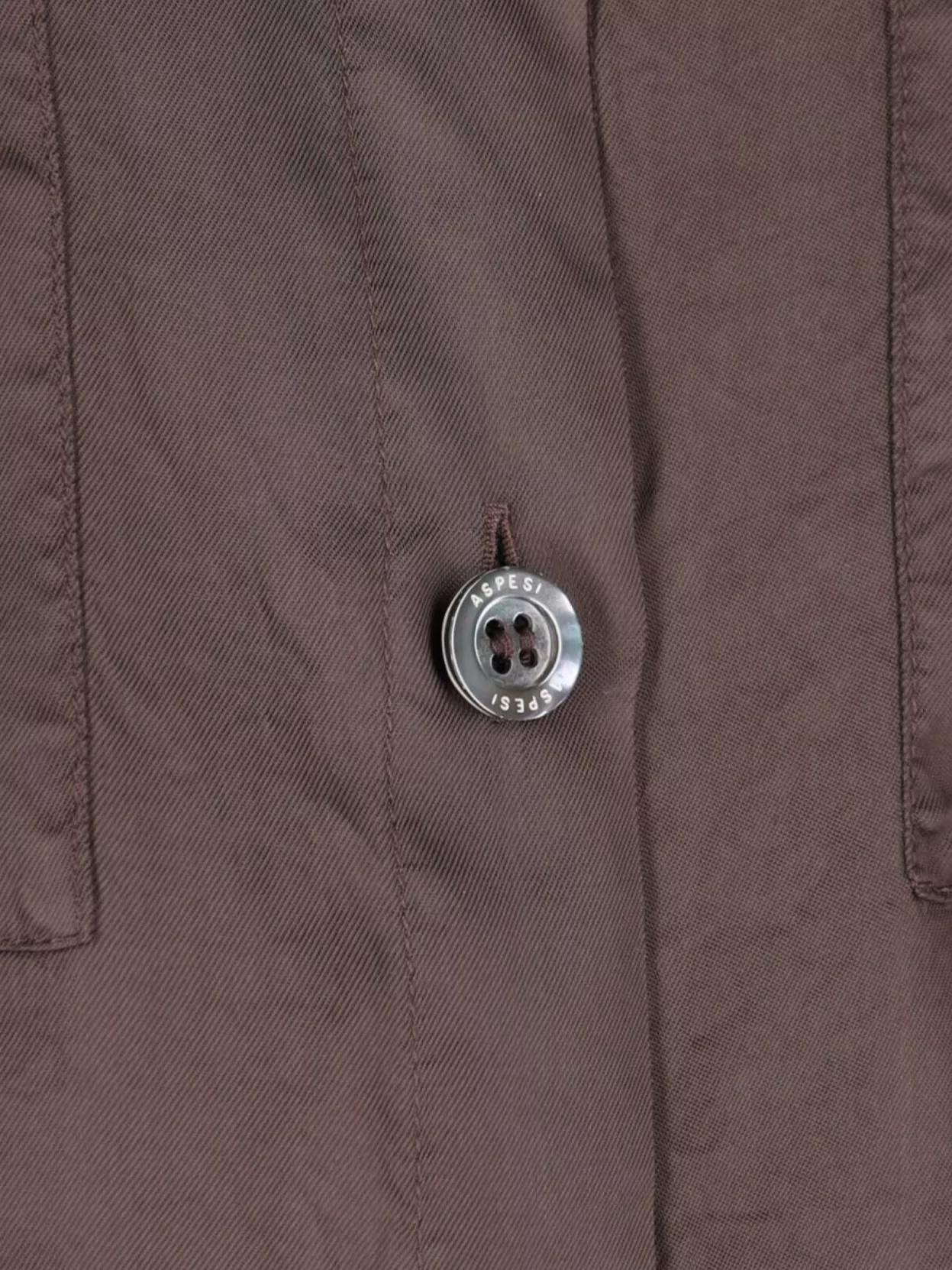 Aspesi Casual Long Sleeves Collared Neck Chest Pockets