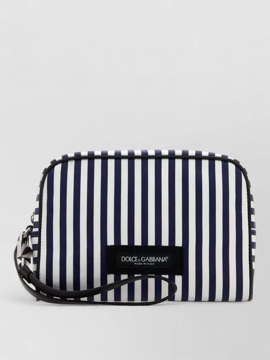 Dolce&Gabbana striped clutch bag
