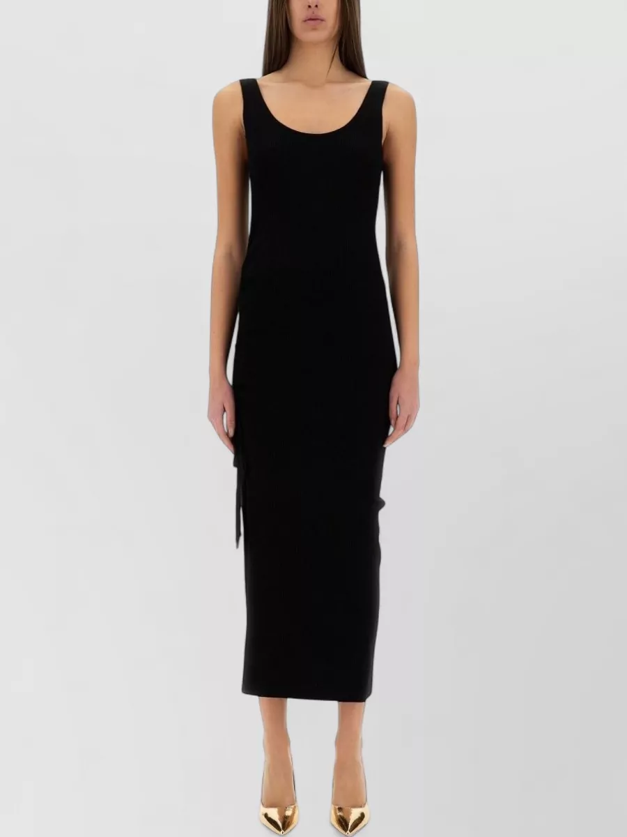 Michael Kors merino wool slim-fit midi dress