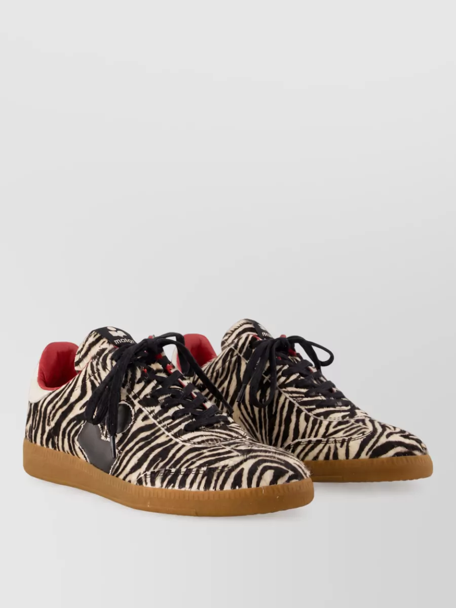 Isabel Marant leather lace-up sneakers
