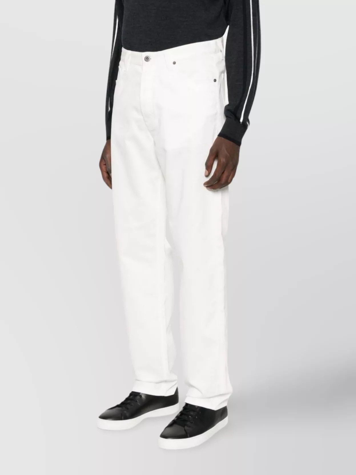 Emporio Armani Trousers With Belt Loops And Five Pockets