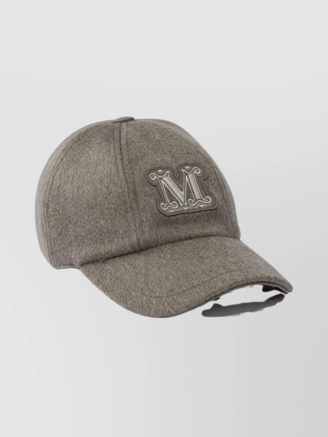 Max Mara Cashmere Wool Blend Trucker Cap