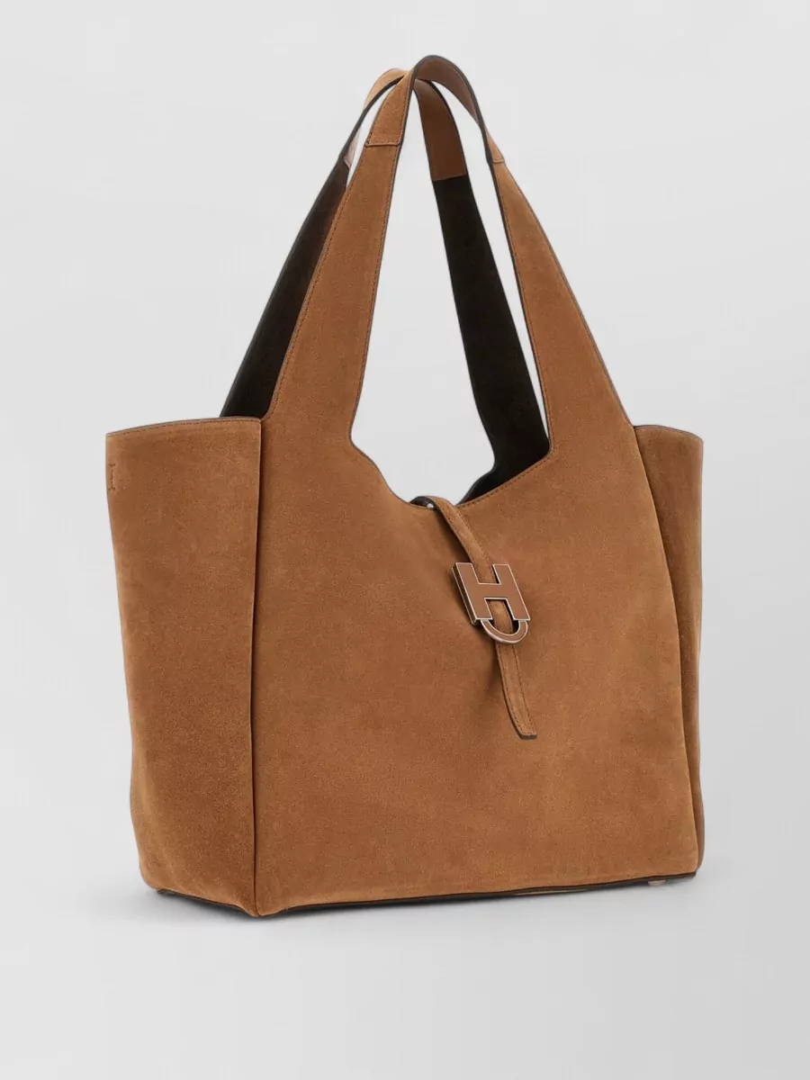 Hogan Suede Tote Bag