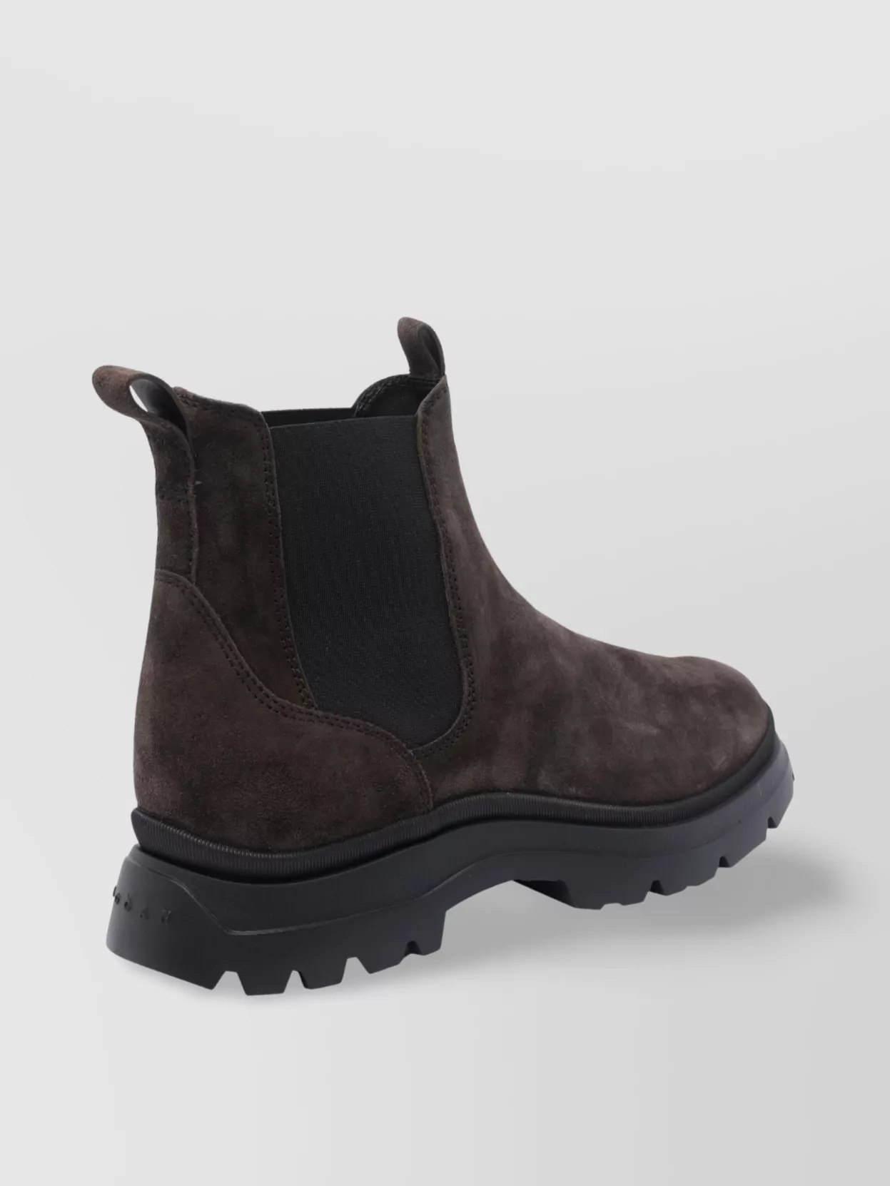 Hogan Chunky Sole Suede Ankle Boots
