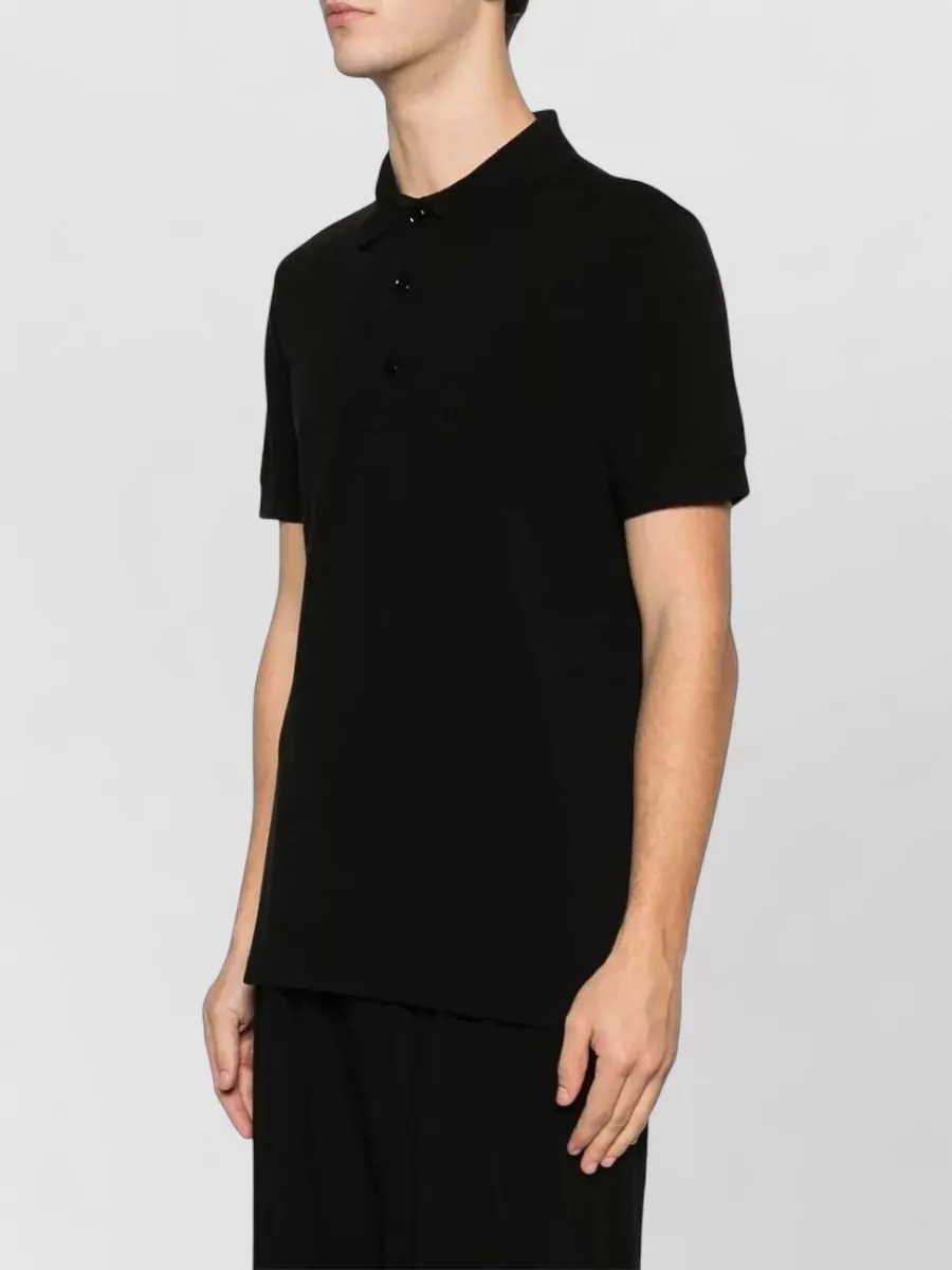 Tom Ford Lyocell Piqué Short Sleeve Polo Shirt