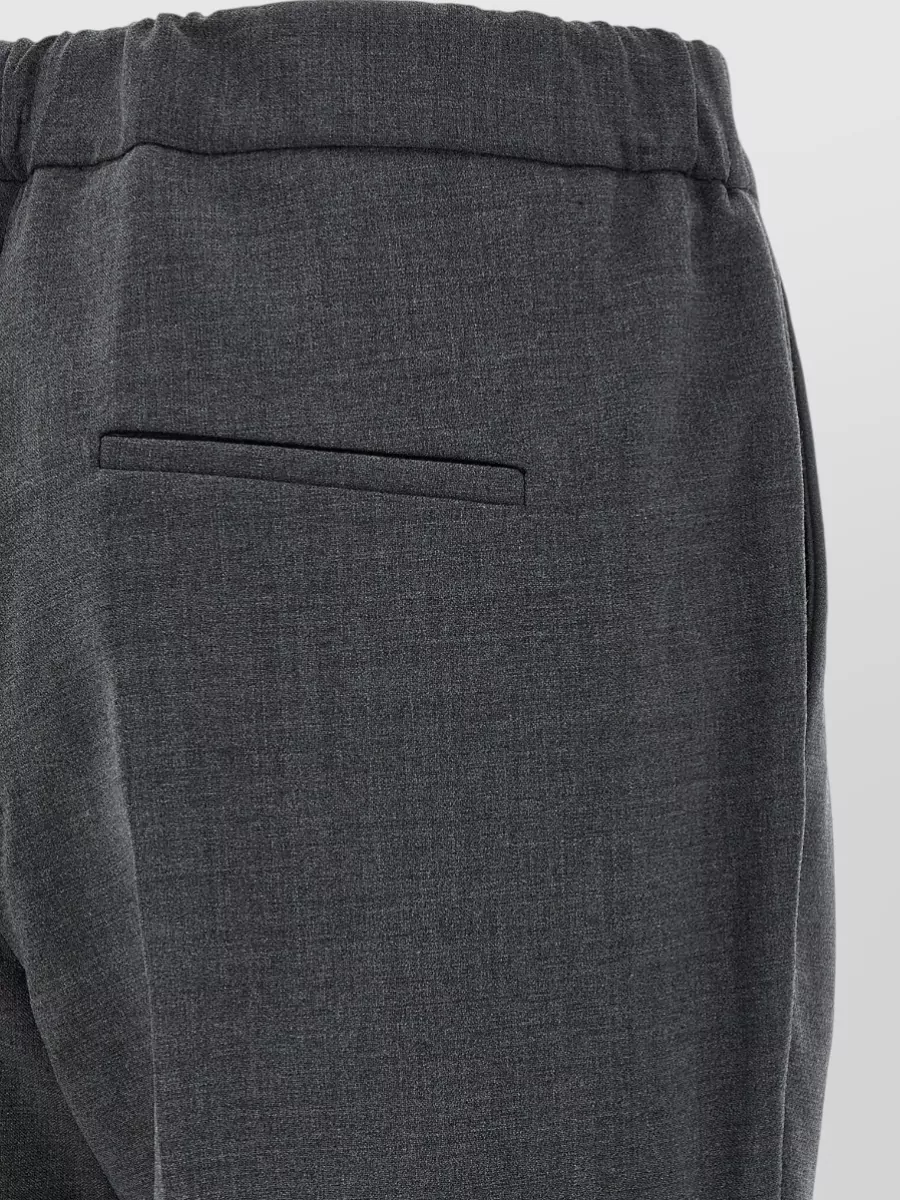 Alberto Biani Cropped Tapered Suit Trousers