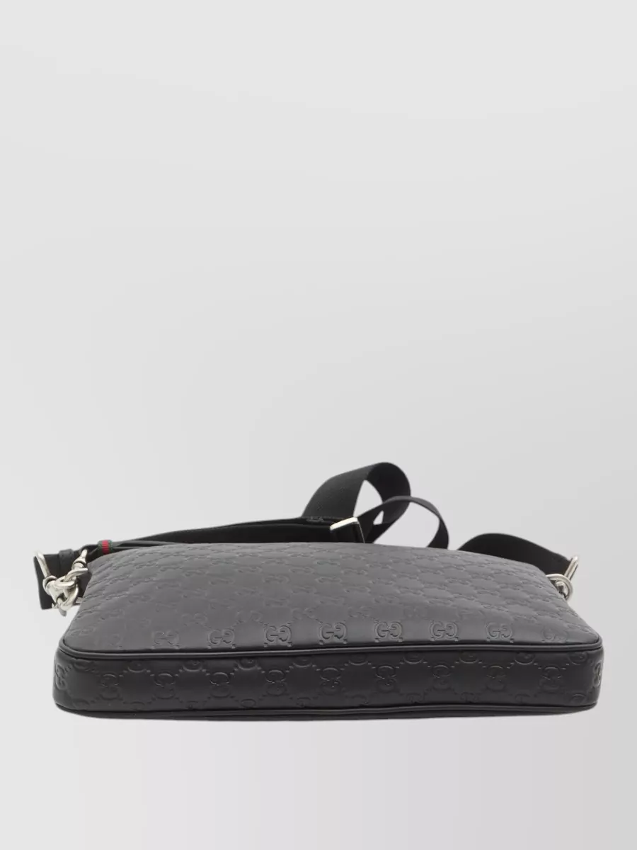 Gucci Gg Emblem Medium Leather Shoulder Bag