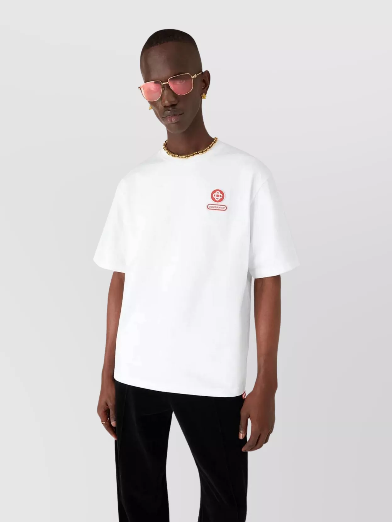 Casablanca Graphic Print Oversized T-Shirt