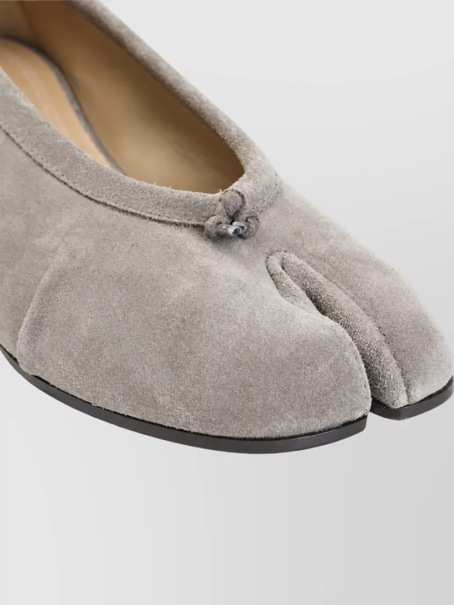 Maison Margiela Leather Tabi Ballet Pumps