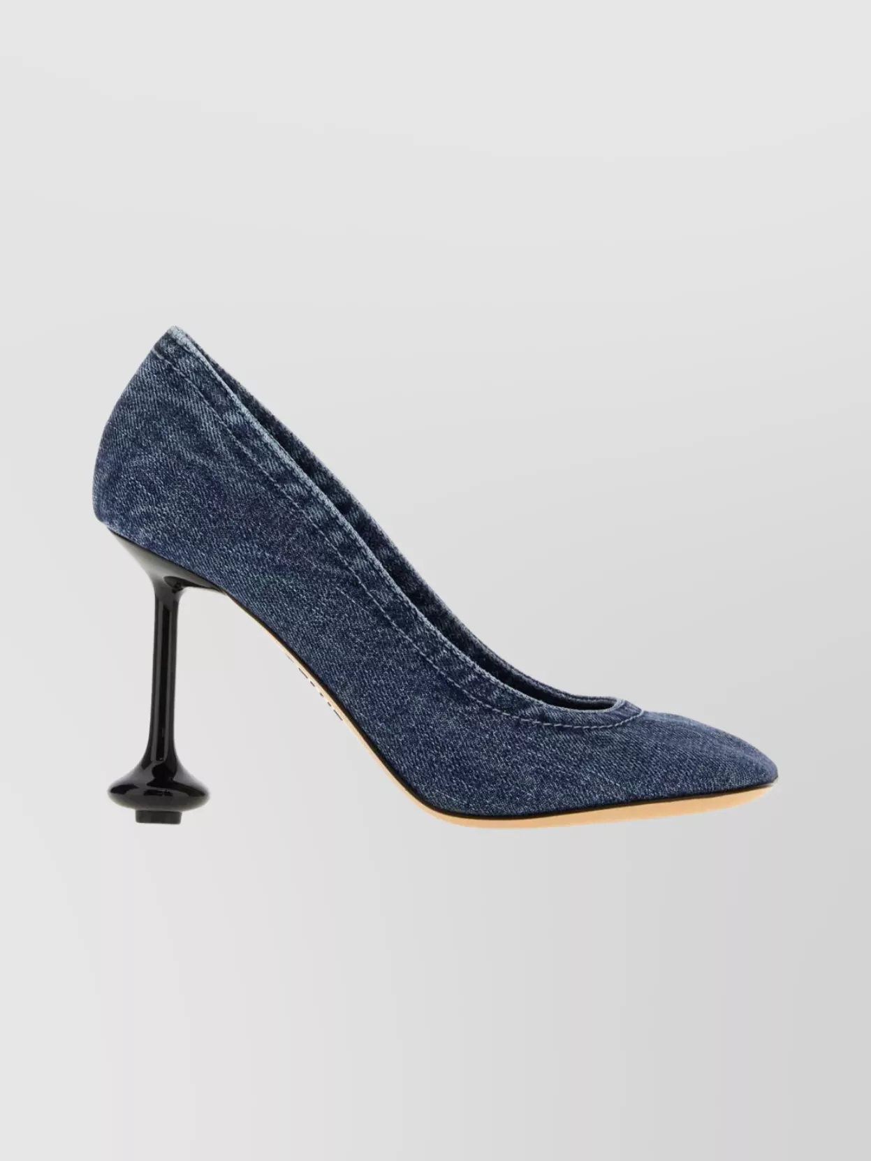 Loewe Stylish Toy Pumps With Unique Heel Design In Blue