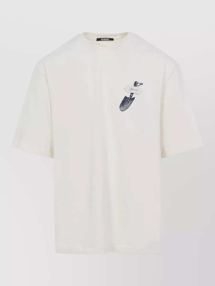 Jacquemus Graphic Print Crew Neck Short Sleeve T-Shirt