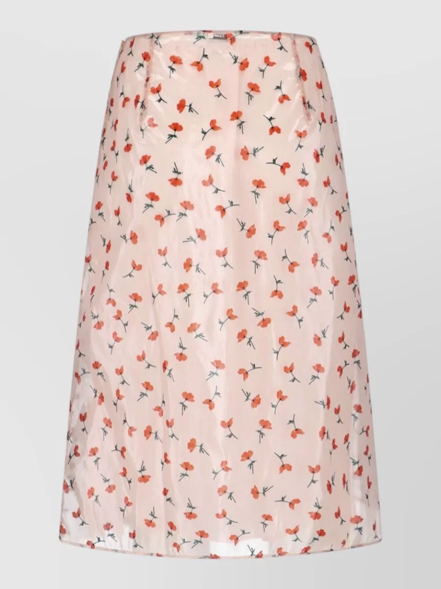 Jil Sander Midi A-Line Skirt