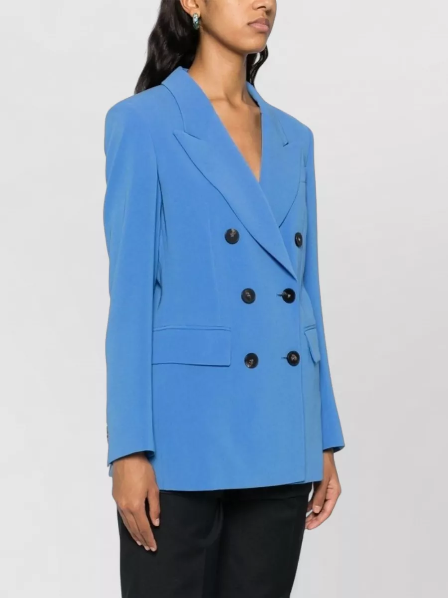 Alberto Biani Double-Breasted Cady Blazer