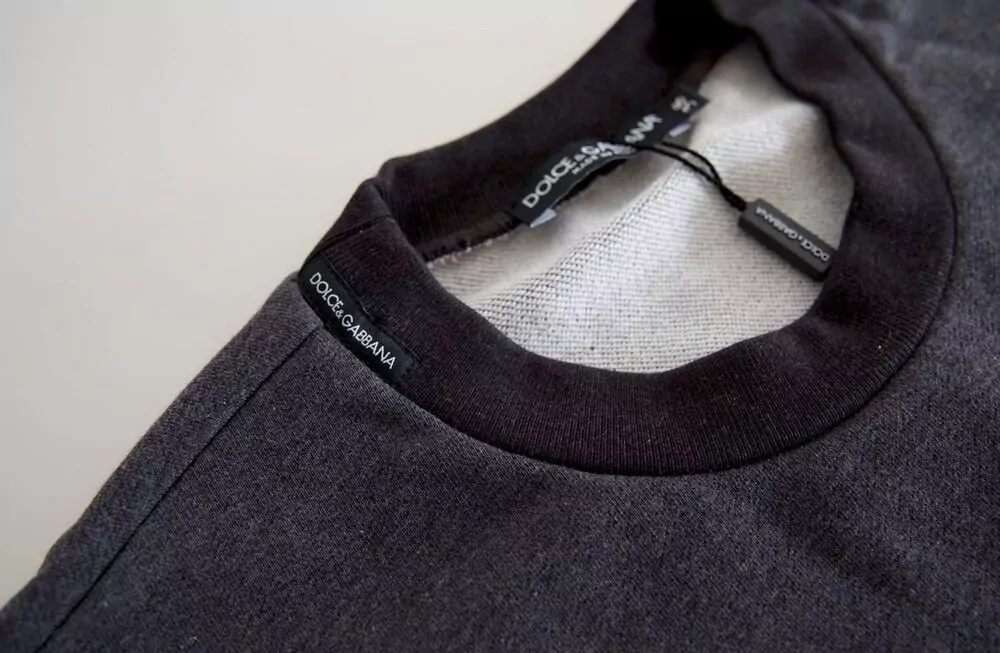 Dolce&Gabbana Cotton Crew Neck Pullover Sweatshirt
