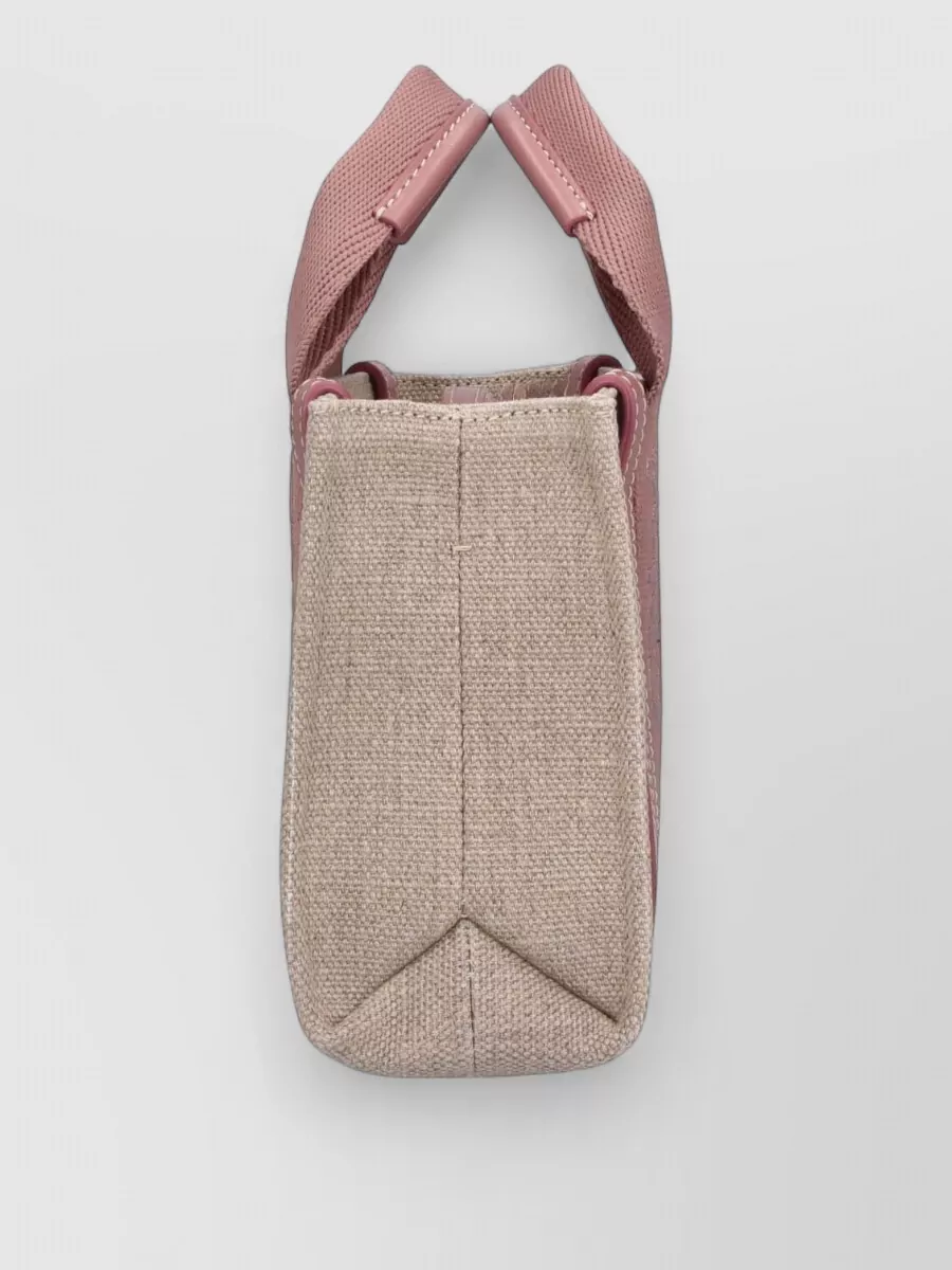 Chloé Woody Mini Linen Tote Bag