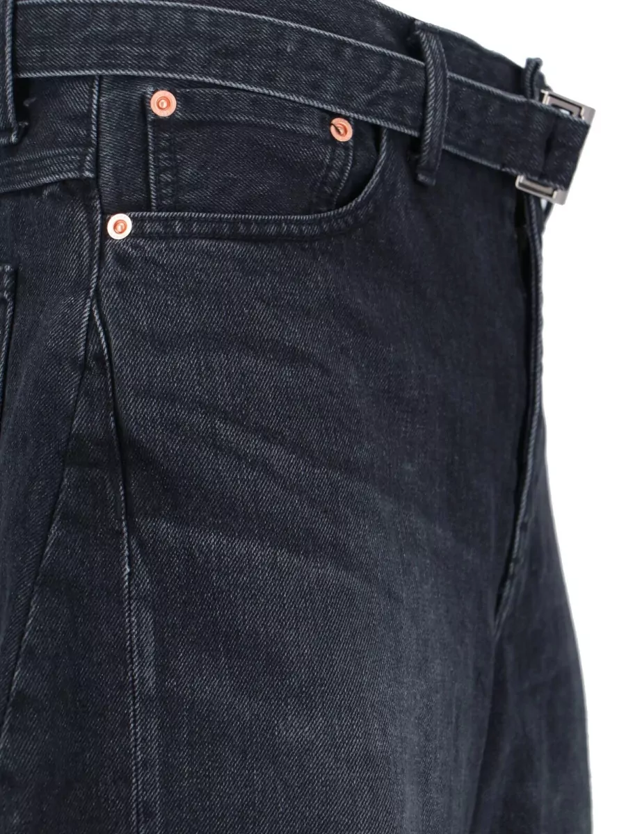 Sacai Tailored Trousers Belt Loops Pockets Design