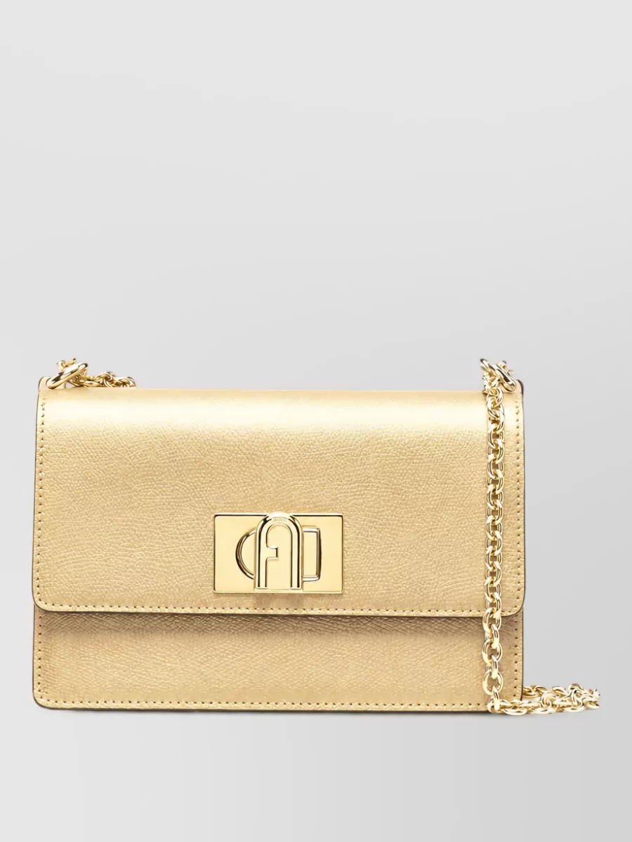 Furla 1927 leather clutch bag