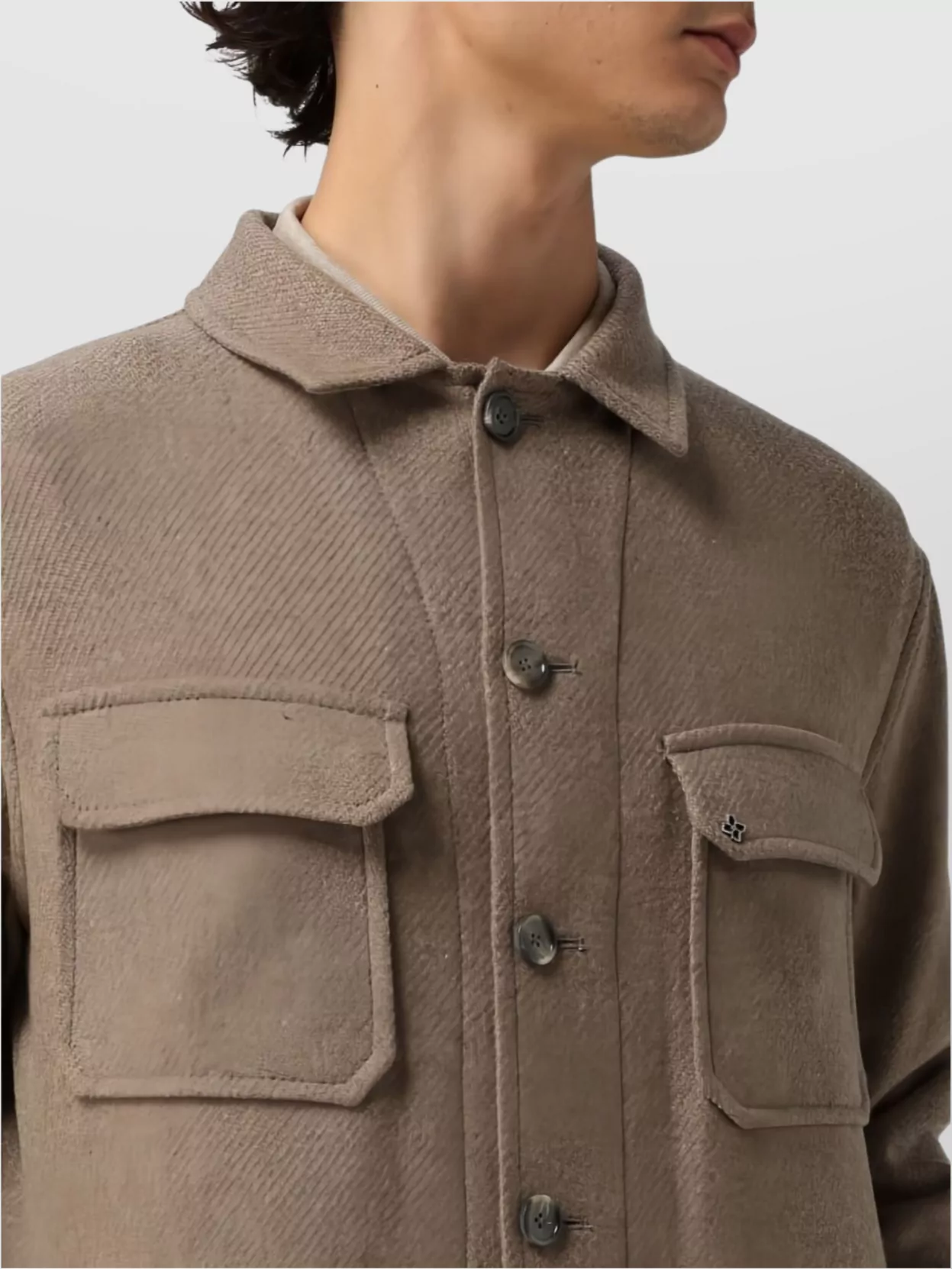 Tagliatore Wool Blend Jacket Flap Pockets