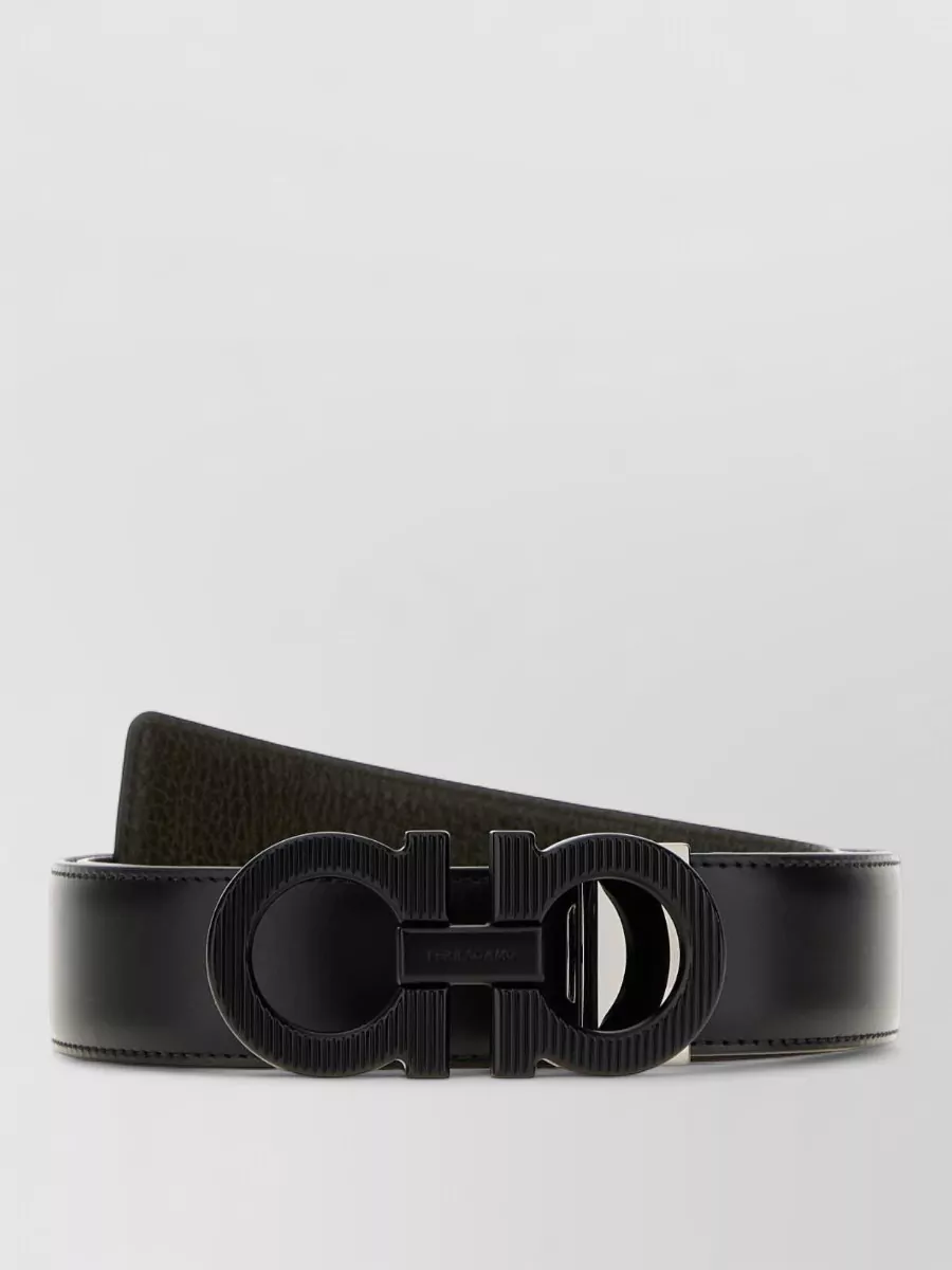 Ferragamo leather reversible belt