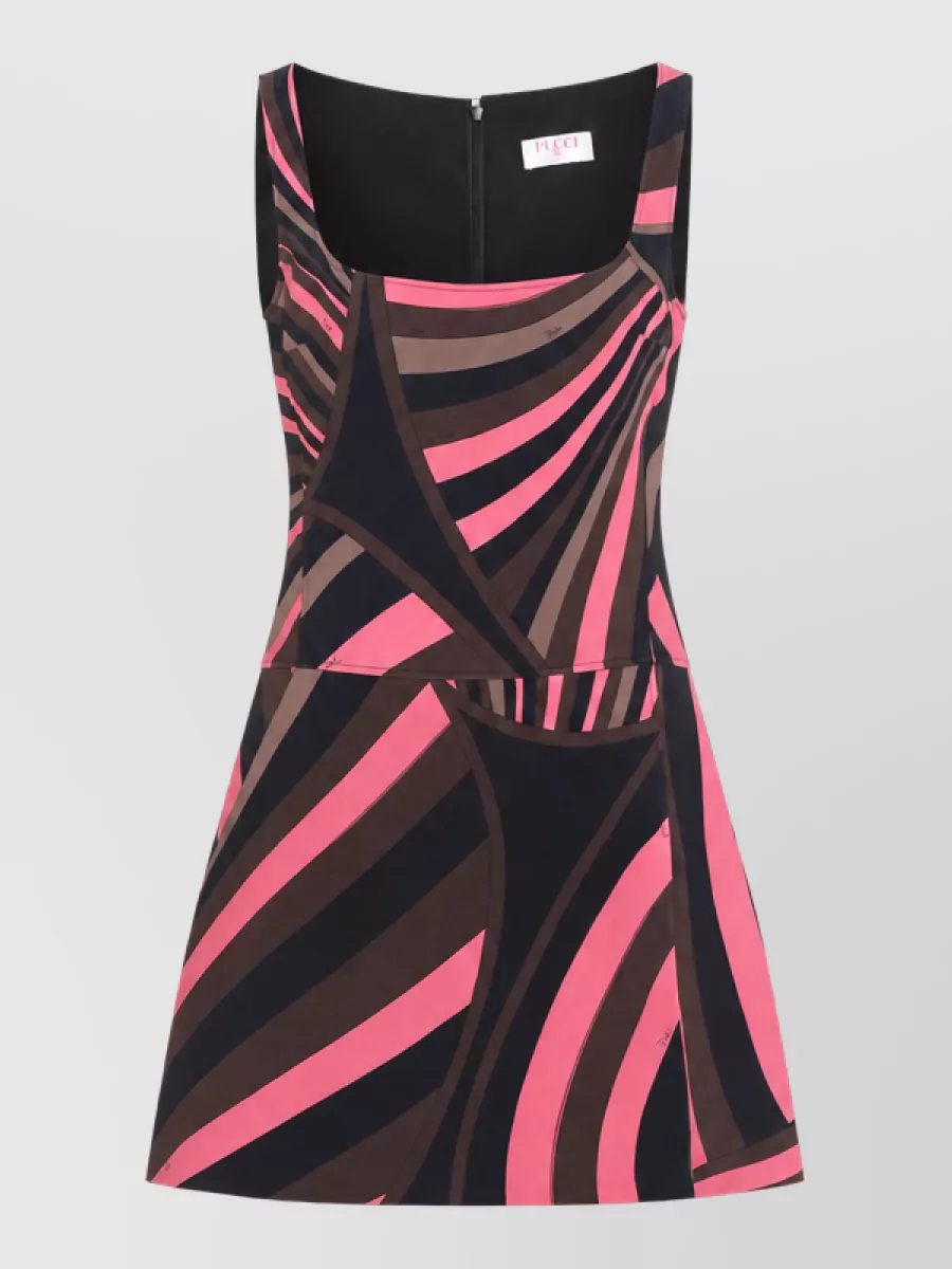 Pucci sleeveless printed mini dress