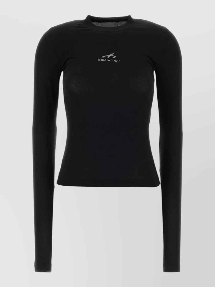 Balenciaga Stretch Cotton T-Shirt