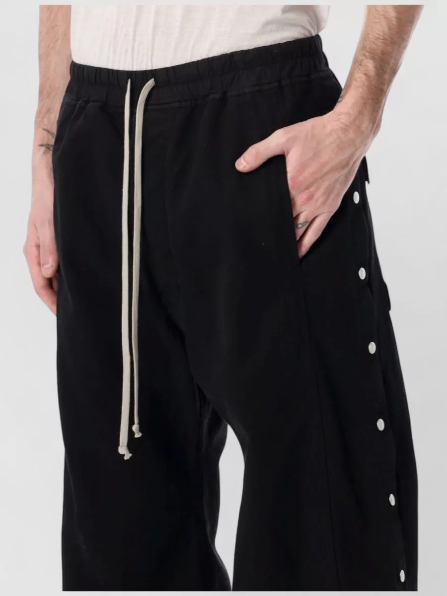 Rick Owens Drkshdw Wide Leg Canvas Modular Trousers