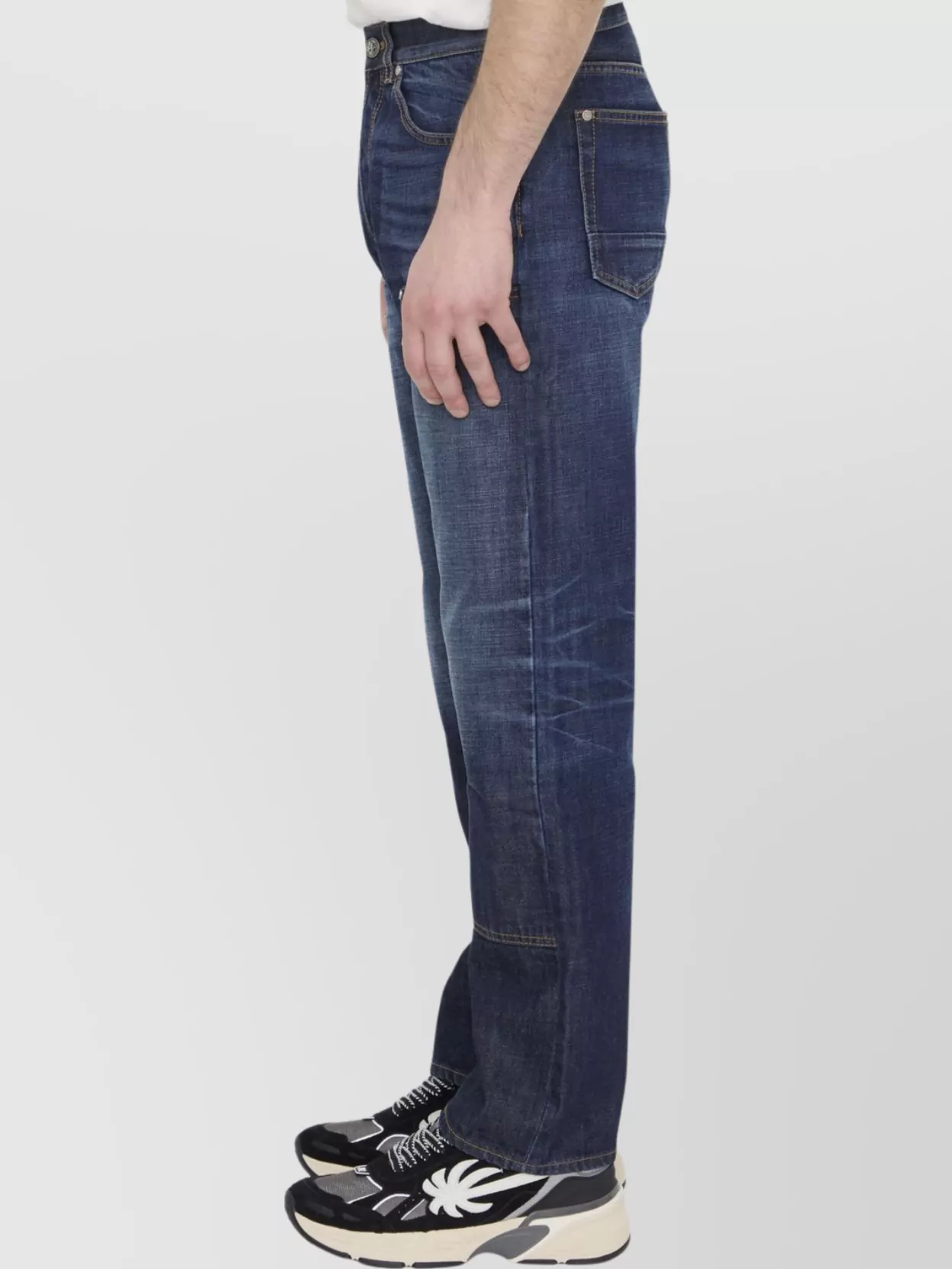 Palm Angels Monogram Denim Workwear Trousers