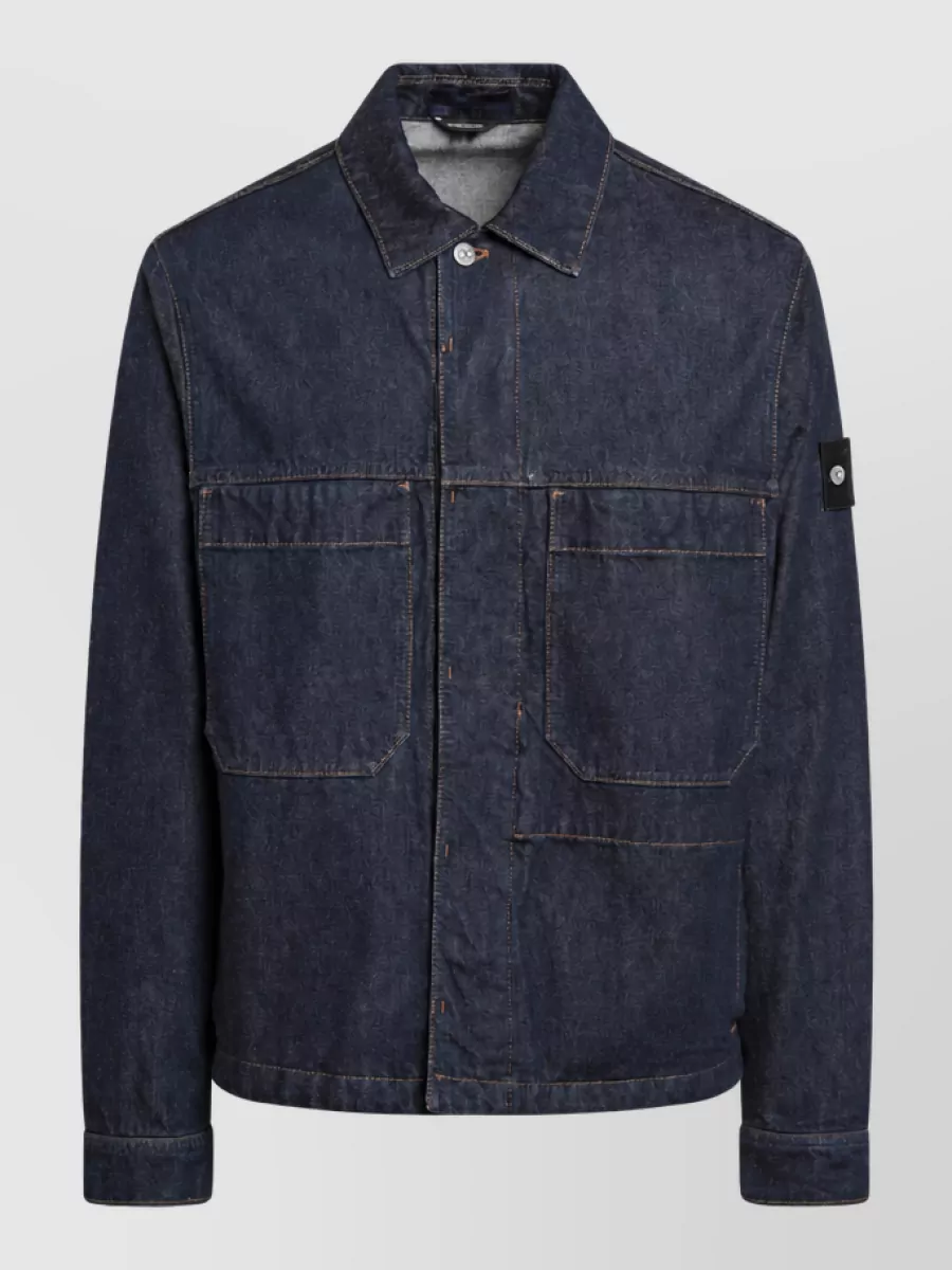 Stone Island Cotton shirt jacket