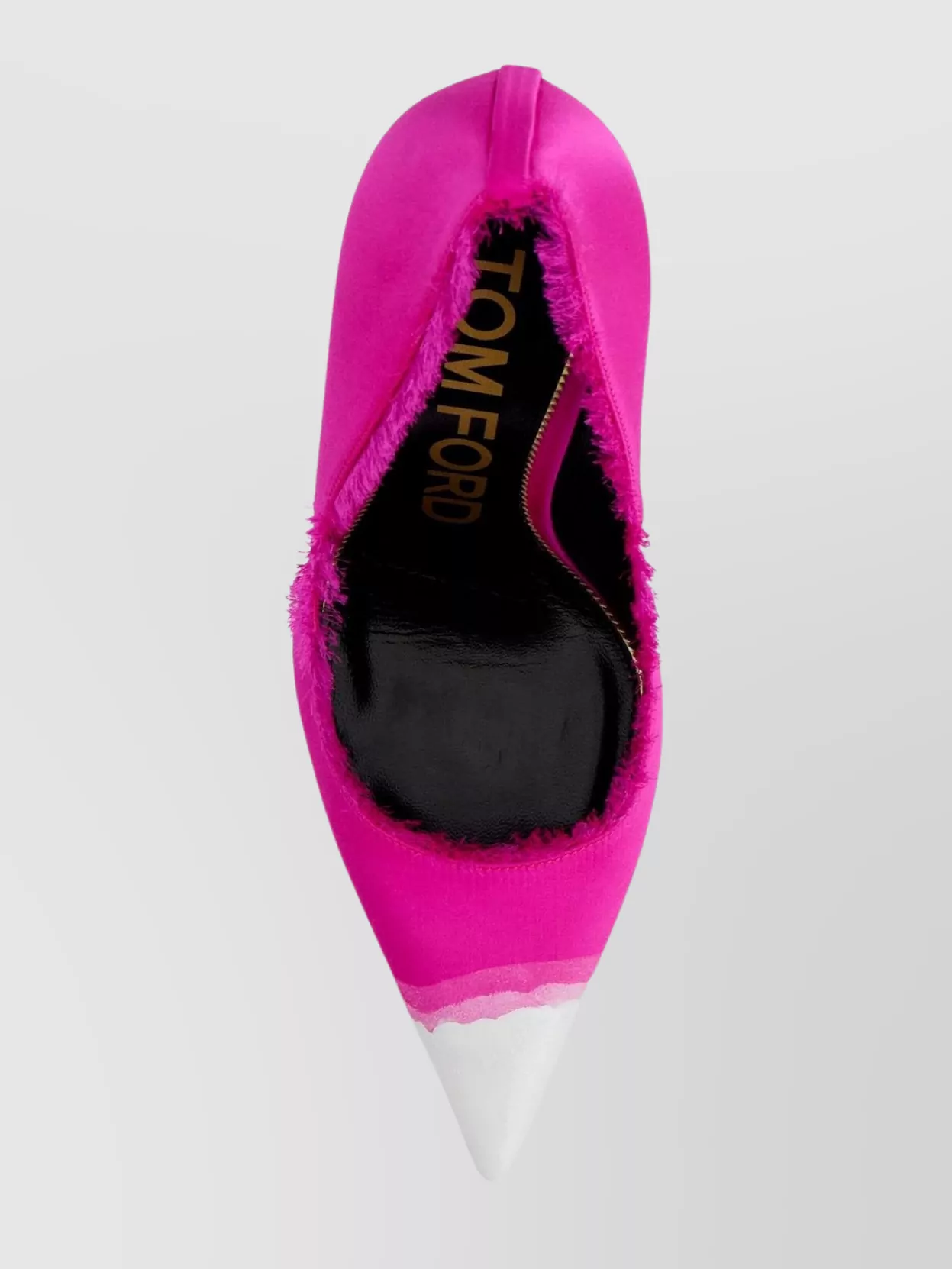 TOM FORD FABRIC PUMPS WITH PATENT ACCENTS 